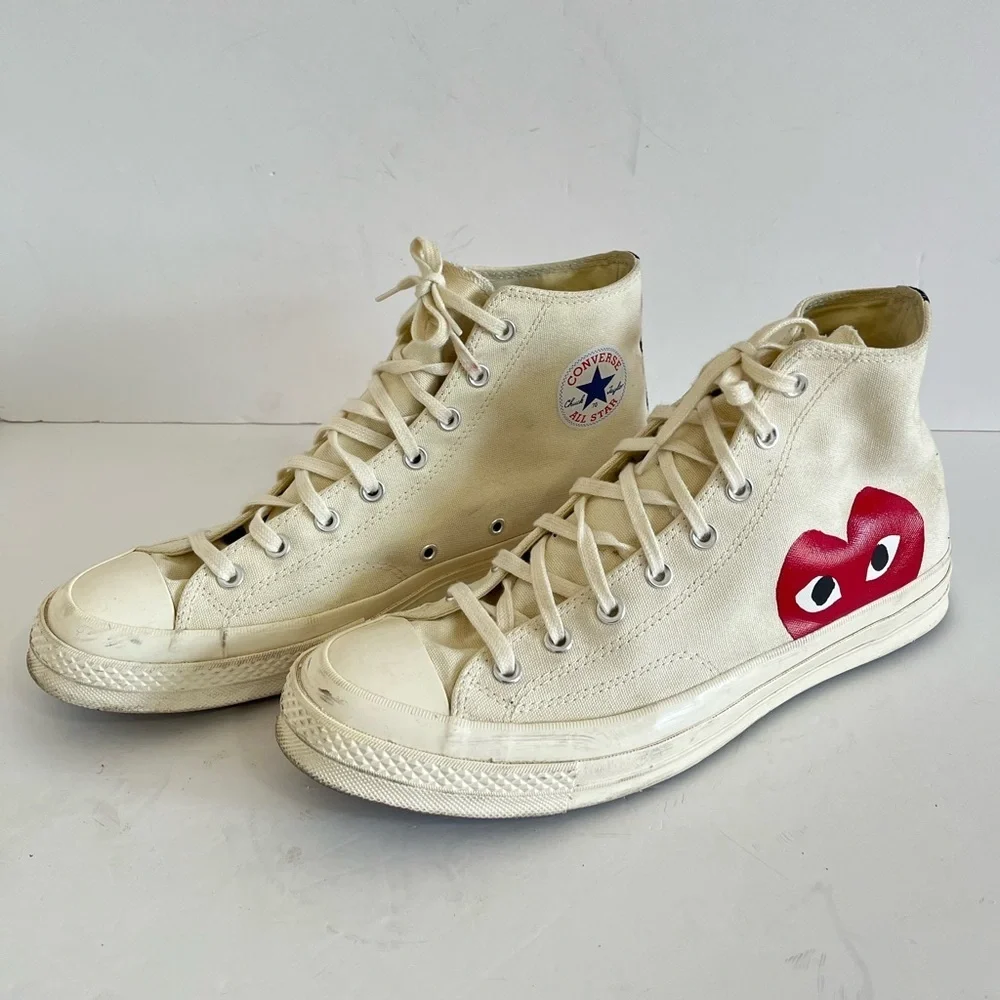 Converse Comme des Garcons Chuck Taylor Sneakers Men 12 Women 14